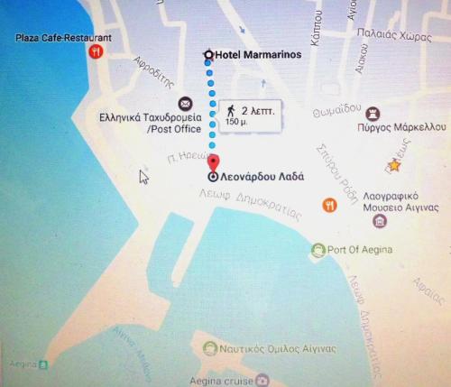 Hotel Marmarinos in Aegina, Greece