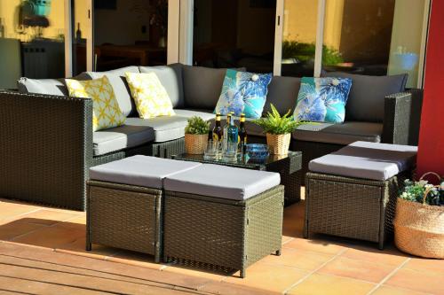 Villa Sitges Maria Sunny Oriented SW AC Confortable High Quality 5 star guest coments — Olivella — photo 4
