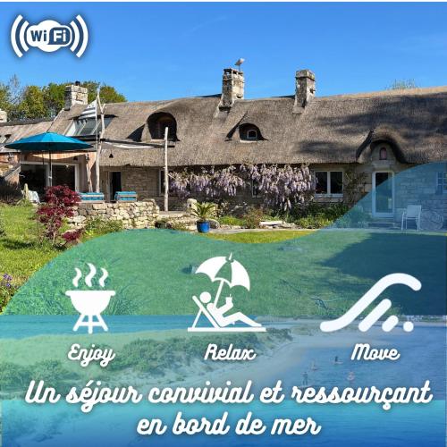 Superbe Chaumiere En Bord de Mer — hotel in Fouesnant