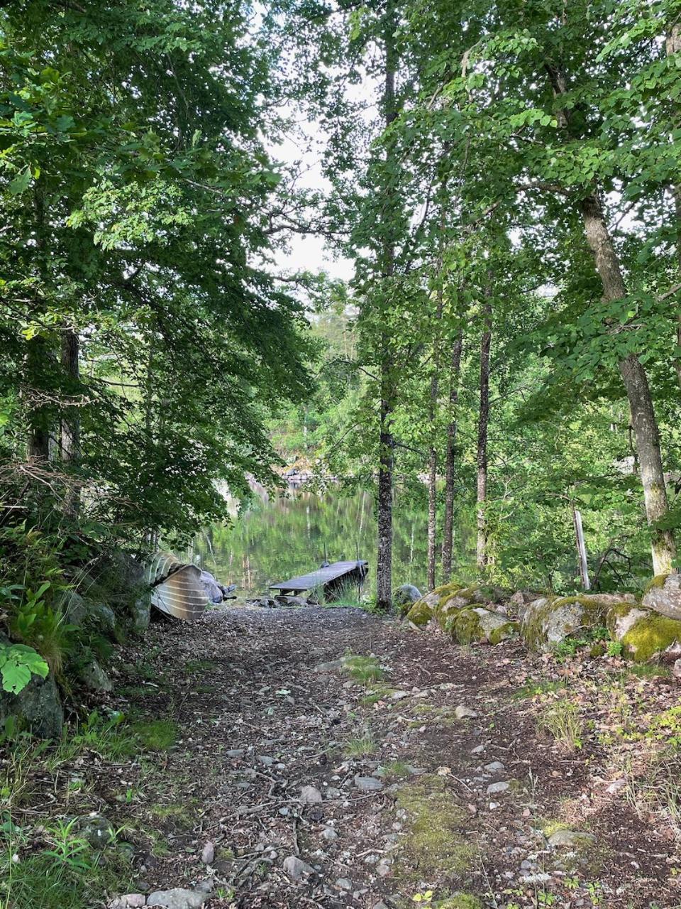 Calm and private country side property with own waterfront by large river in Unknown City, Sweden