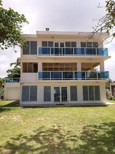 When we say Beach Front we mean on the BEACH in Luquillo, Puerto Rico