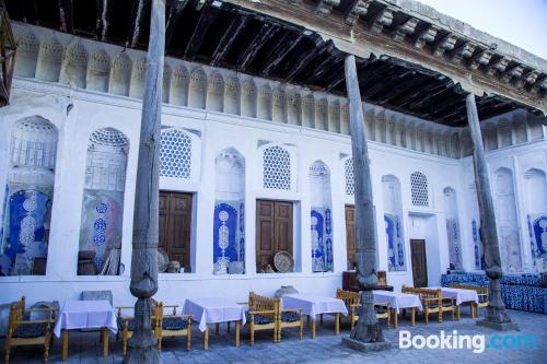 Hotel Hovli Poyon in Bukhara, Uzbekistan