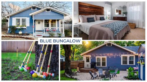 Blue Bungalow Fire Pit Yard Games & more — 4-Star Luxury Hotel in Fredericksburg, United States