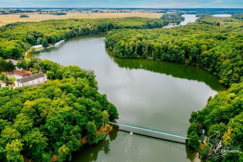 Przystań nad jeziorem Raduń in Walcz, Poland