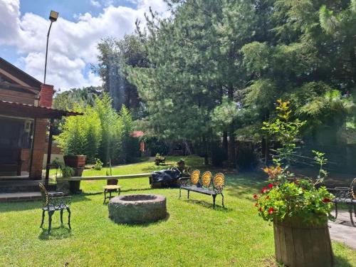 Cabaña de los abuelos pet-friendly hotel Huiramba