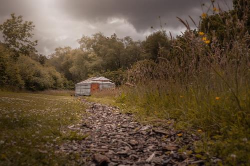 Gilfach Gower Farm Luxury Yurt with Hot Tub — hotel in Ammanford