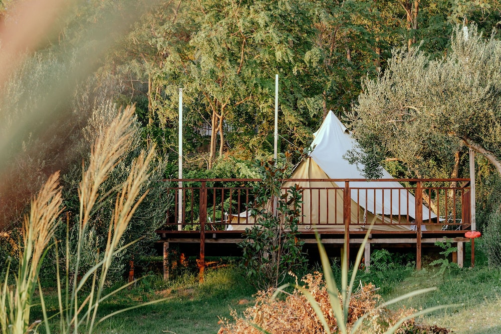 Ljubac Glamping Belltent Robinson in Razanac, Croatia