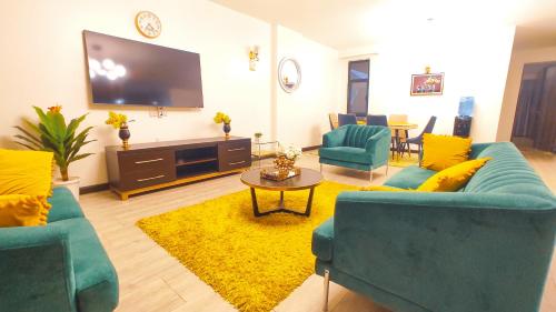 Greensville Nairobi Rooftop Pool Gym Workspace Children play Area Parking
