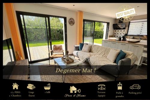 Degemer Mat 4 Cosy Moderne a 8 Min Des Plages. — hotel in Moelan-Sur-Mer