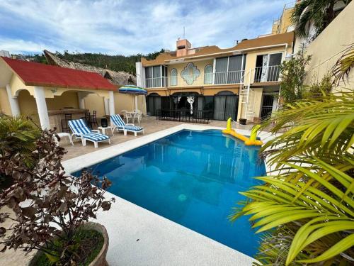 Blue Coast With Pool And Ocean View 10 To 35 P — Acapulco De Juarez
