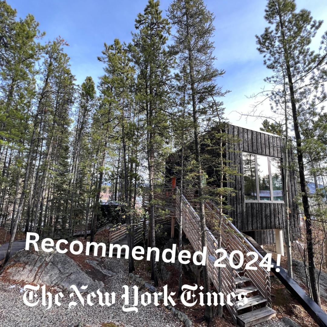 Black Spruce Orange Door in Whitehorse, Canada