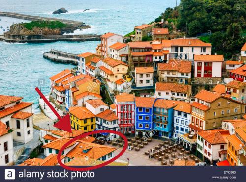 Santa Julina in Cudillero, Spain