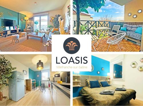 Loasis T4 Garage Terrasse Wifi Centre Ville Gare in Villefranche-Sur-Saone, France