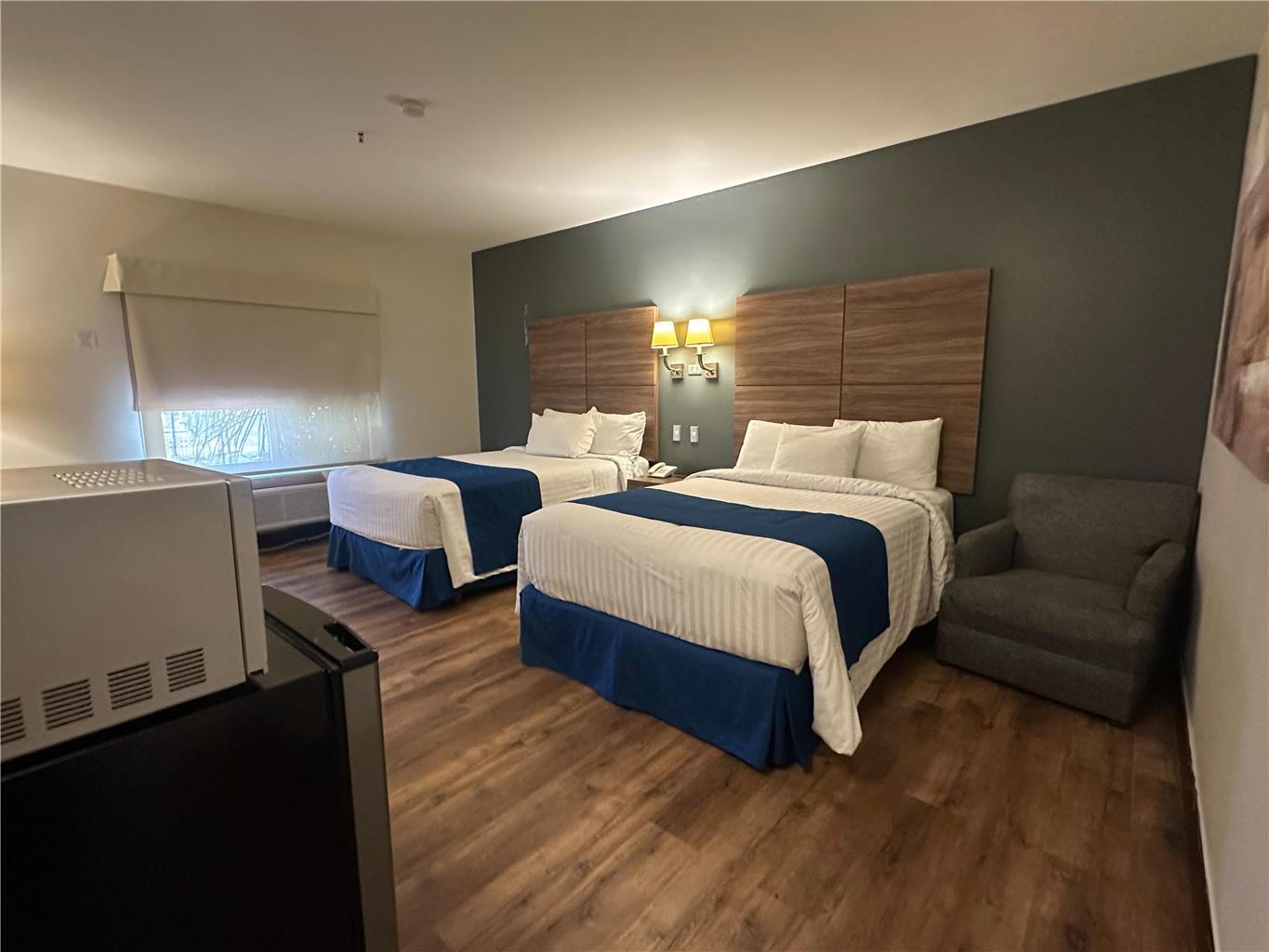 A fully equipped room awaits you for the best nights of sleep!