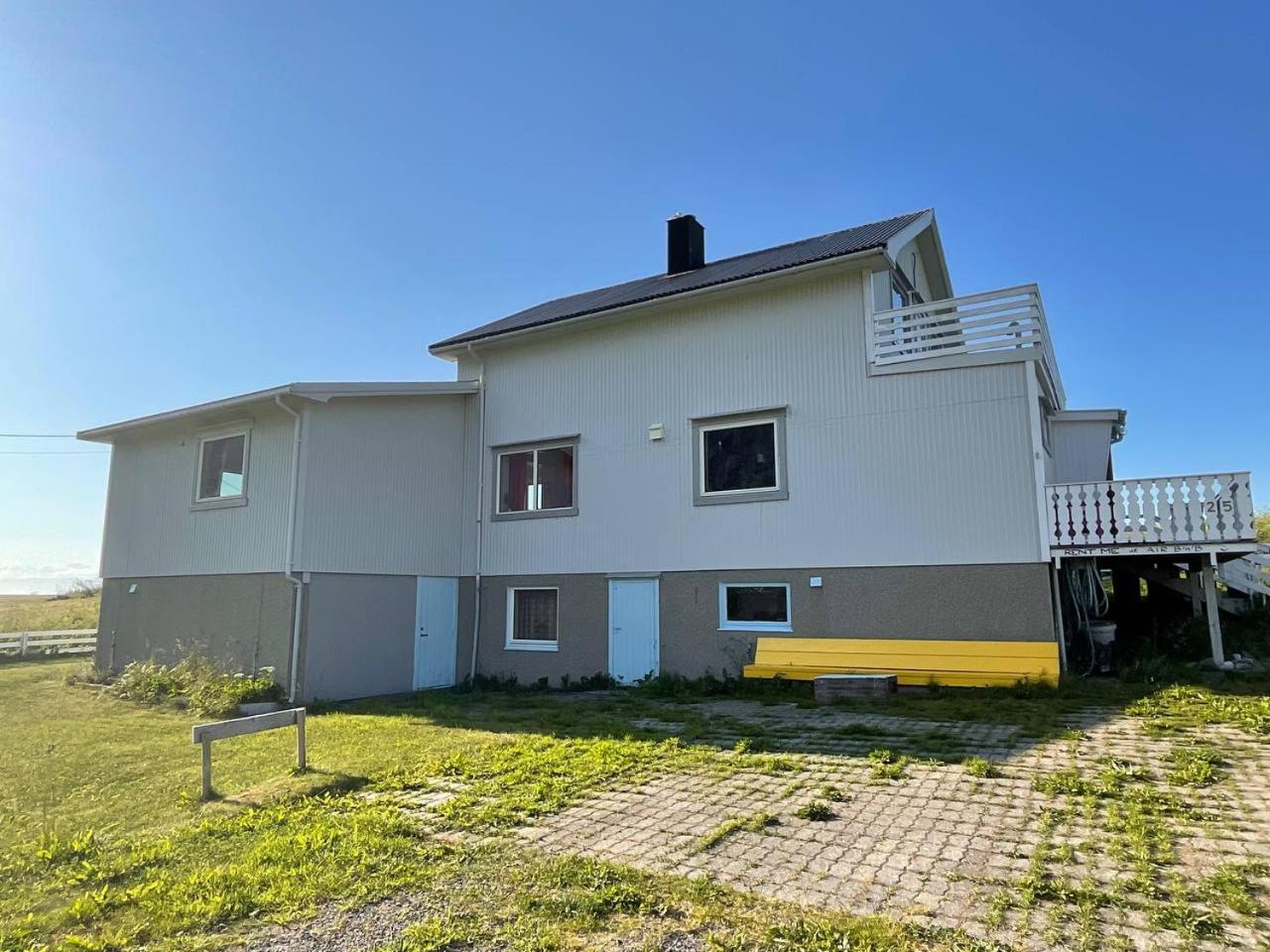 Flakstad Beach Panorama Lofoten in Ramberg, Norway