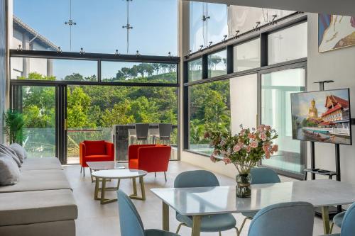 Luxury 3 story Penthouse with breathtaking sea view in Unknown City, Thailand