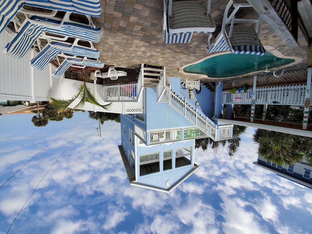 Oceanview Tower Pool just steps to the beach in Cocoa Beach, United States