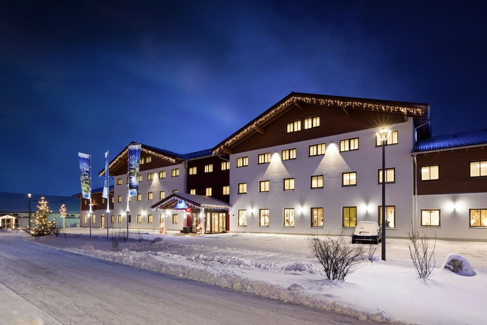 Hotel Front - Evening/Night