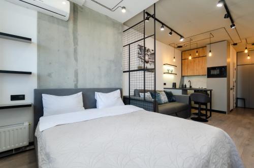 10 68b Manhattan Beresteiskyi 11 Kyiv Politekh metro nearby stunning city view 15 kW backup power Petrovdom Apartment — 4-Star Luxury Hotel in Kyiv, Ukraine