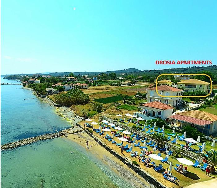Drosia Beach in Drosia, Greece