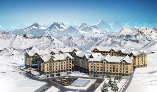 Duplex in four seasons new gudauri near gondola — 4-Star Luxury Hotel in Gudauri, Georgia