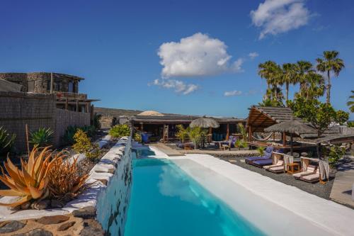 Eco Village Finca De Arrieta Yurts and Stone Cottages Shared Pool Walking distance to Arrieta Beach in Haria, Spain