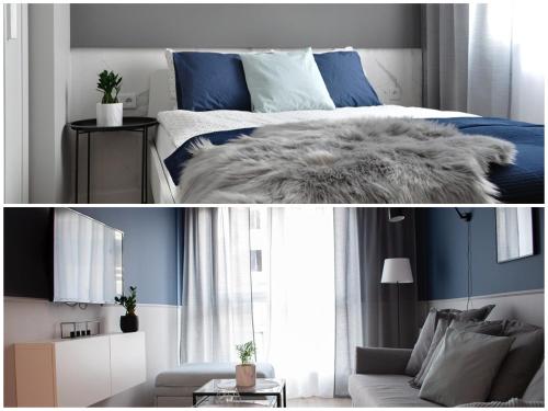 NavyBlue apartment Cracow free parking TV — 4-Star Luxury Hotel in Krakow, Poland