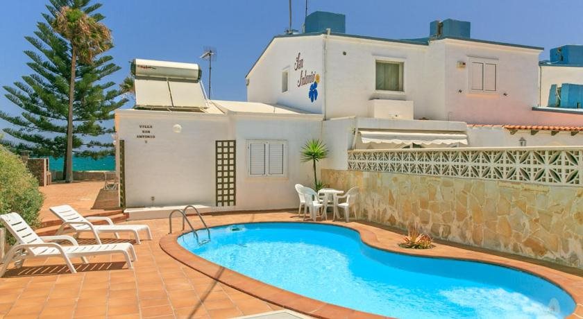 Beachfront Villa San Antonio with Private Heated Pool BBQ in the Heart of Corralejo by Amazzzing Travel — 4-Star Luxury Hotel in Corralejo, Spain