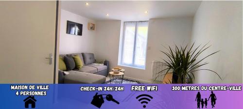 Modern Cosy Hyper Centre in Bernay, France