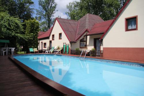 O.W. Blue Cafe in Kroscienko Nad Dunajcem, Poland