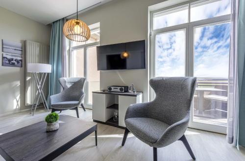 Ostseeperle 5 Sterne Ferienwohnung für den perfekten Wellnessurlaub mit Blick auf den Bodden — 4-Star Luxury Hotel in Wustrow, Germany