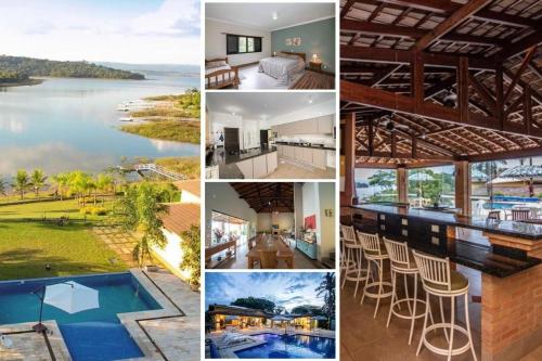 7 Quartos Sendo 6 Suítes Piscina Aquecida Borda Infinita Na Represa De Delfinópolis in Unknown City, Brasil
