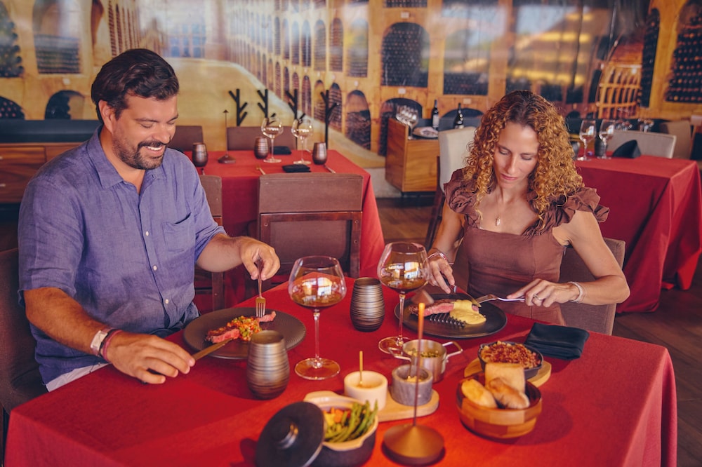 Couples dining
