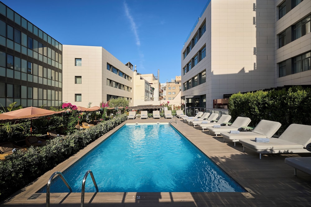 Catalonia Ramblas in Barcelona, Spain