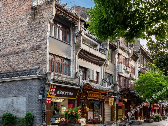 Town far fall sweet river restaurant in Zhenyuan Chengguanzhen, People's Republic of China