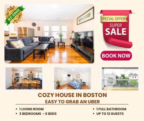 30 3 3BR Boston Cozy Apt near Franklin Park Zoo — 4-Star Luxury Hotel in Boston, United States