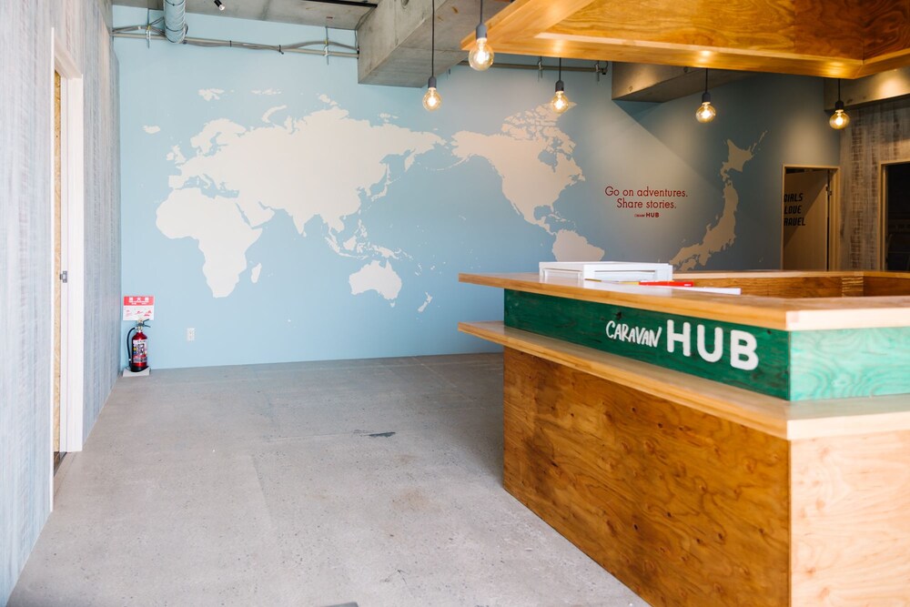 Caravan Hub - carbon neutral hotel in Narita