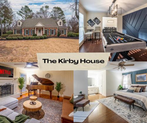 The Kirby House: King Bed Hot Tub Game Rooms Gym — 4-Star Luxury Hotel in Memphis, United States