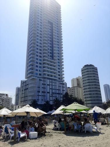 Apartamento 3404 Palmetto Beach Frente a la playa — 4-Star Luxury Hotel in Cartagena, Colombia
