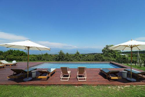 Modern Villa with Pool & Mountain Views by Wehost