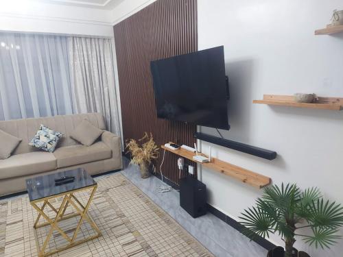 Beautiful executive two bedroom apartment with fully equipped gym ample parking space swimming pool children playing ground and amazing scenic views