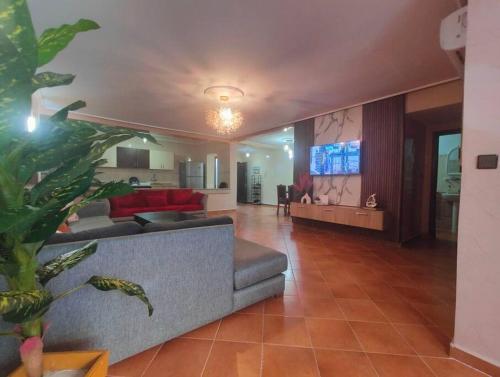 Luxury Tangier Oceanview Beach Apartment with Balcony Fast Wi fi & AC — 4-Star Luxury Hotel in Tangier, Morocco