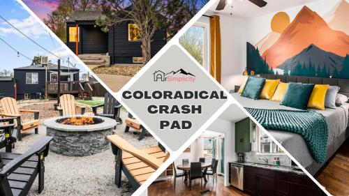 The ColoRadical Crashpad w Fire pit & Hot tub in Denver, United States