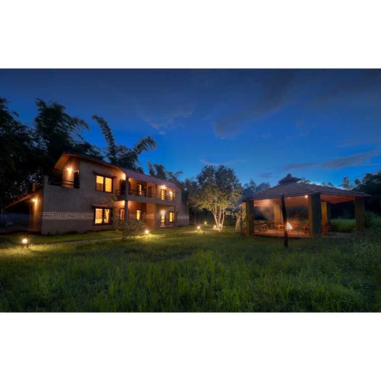Aranyak Resort - carbon neutral hotel in Manpur