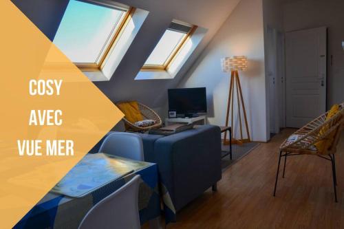 Camelia; Beau Logement Lumineux Avec Vue Sur Mer in Wimereux, France