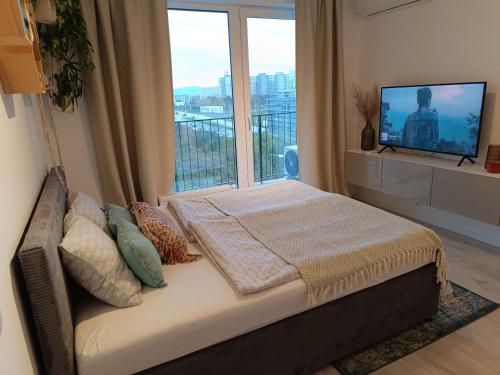 Cozy one room apartment with garage and AC — 4-Star Luxury Hotel in Bratislava, Slovakia