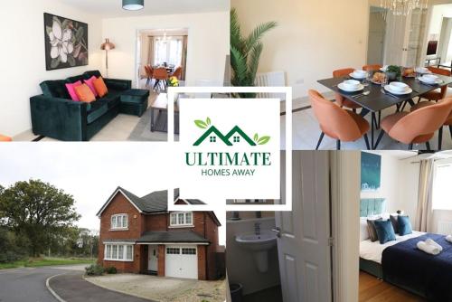 Spacious home with office and double driveway & FREE Wifi By ULTIMATE HOMES AWAY — 4-Star Luxury Hotel in Winnersh, United Kingdom