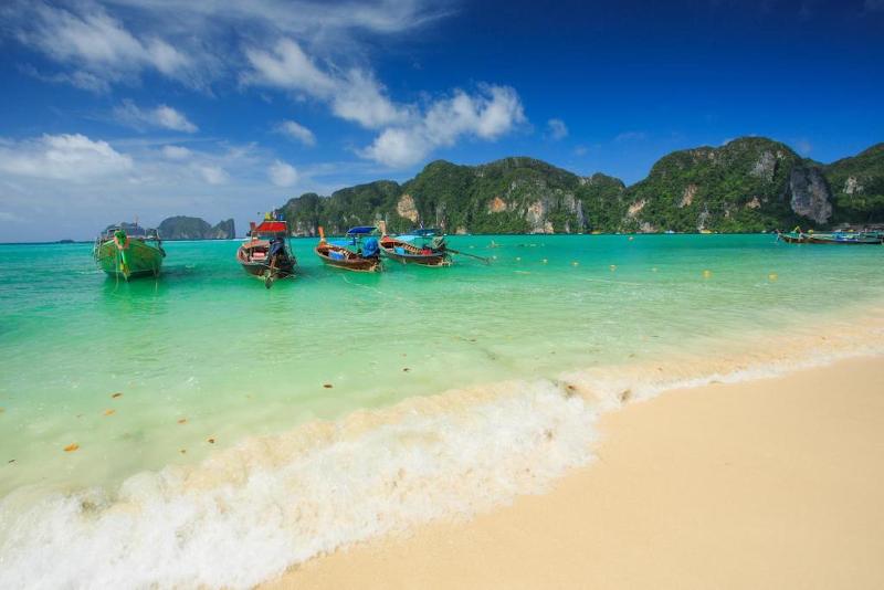 The Cobble Beach in Phi Phi Don, Thailand