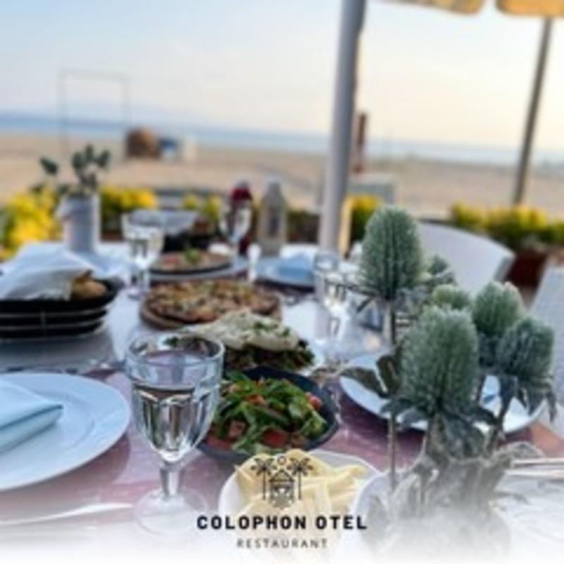 Colophon Beach in Menderes, Turkey