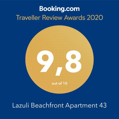 Lazuli Sea View Beachfront Ap 43